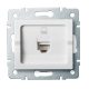 Kanlux 25108 LOGI 02-1390-002 fehér adatcsatlakozó aljzat (RJ45 Cat 5e Jack)