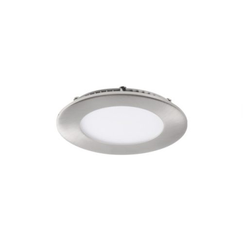 Kanlux 27221 ROUNDA V2LED6W-NW-SN lámpa, kis LED panel, kerek, ezüst