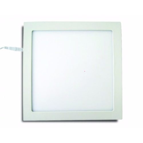 DEL1281 deLux LED panel,18W,1260Lm, 4000K, négysz., 225x225x20mm, kiv.: 205x205mm, sülly.,110-265V, 75x2835SMD,