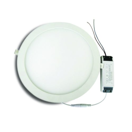 DEL1413 deLux LED mélys./panel,24W,1800Lm, sülly., 3000K, kerek.,300x21mm, kiv.: 280mm sülly.,110-265V, 120x2835SMD,