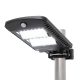 Home FLP1002SOLAR napelemes LED reflektor, 1000 lm, PIR mozgásérzékelő, 120° 5m, 2 x 28 db hidegfehér SMD LED, energiatakarékos, fém + műanyag, IP44, FLP1002SOLAR