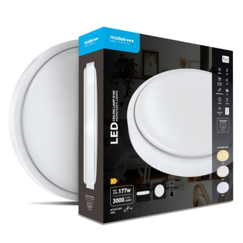 Modee Mennyezeti LED Lámpa 24W 3CCT D380x100mm + rem. R102 (3000 lumen) ERP