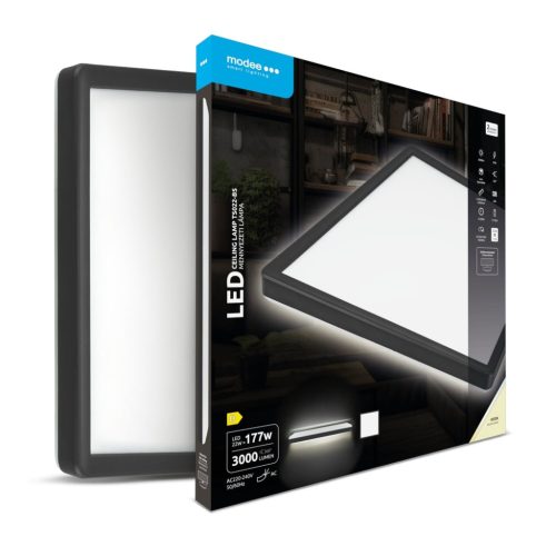 Modee Mennyezeti LED TS022-BS Négyzet 22W 4000K 420x420x28mm (3000 lumen) ERP