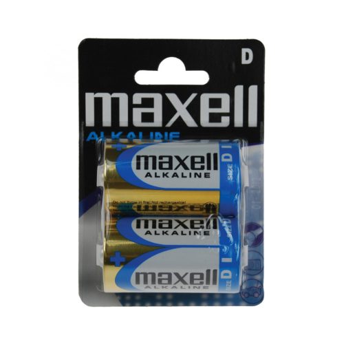 Maxell LR20 D elem, féltartós, góliát, 1,5V, 2 db/csomag, Maxell_LR20