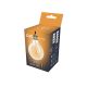 ORO-E27-G80-FL-AMBER-6W-DIMM-WW LED fényforrás, ORO04129 SpectrumLED