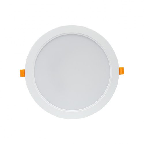 DURE 3 DOWNLIGHT 24W CW 230V 110DEG IP54 IK06 220X34 WHITE ROUND INTEGRATED DRIVE Süllyesztett lámpatest, SLI043009CW_PW SpectrumLED