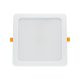 DURE 3 DOWNLIGHT 24W CW 230V 110DEG IP54 IK06 220X220X34 WHITE SQUARE INTEGRATED DRIVER Süllyesztett lámpatest, SLI043012CW_PW SpectrumLED