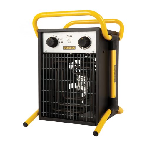 Stanley ST-05-400-E hordozható elektromos ventilátoros ipari fűtőtest, 2500W/5000W, IPX4 védelem, ST-05-400-E