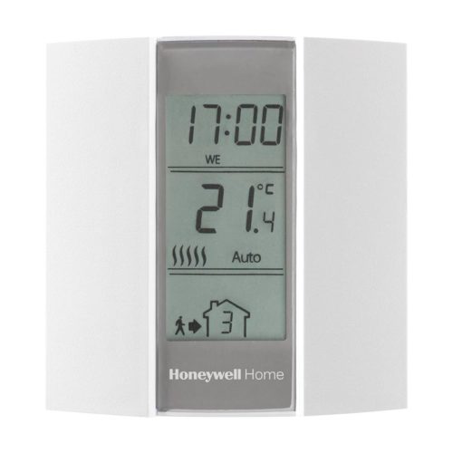 Honeywell Home T136C110AEU digitális szobatermosztát T136, 5 - 28 °C, adaptív, szivattyúvédelem funkció, programozható időpontok, telefonos vezérlés, automatizált rendszerek, T136C110AEU