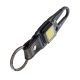 True Utility Cliplite, TU918, kulcstartó karabiner, tölthető lámpa, 4 funkció, 47 lm COB LED, Li-ion, marhabőr szíj, rozsdamentes acélváz, TU918