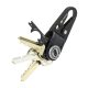 True Utility Keyshackle, TU921, 7 in 1, multifunkcionális szerszám, csavarhúzó, fekete titániumbevonatú karabiner , valódi bőr, TU921