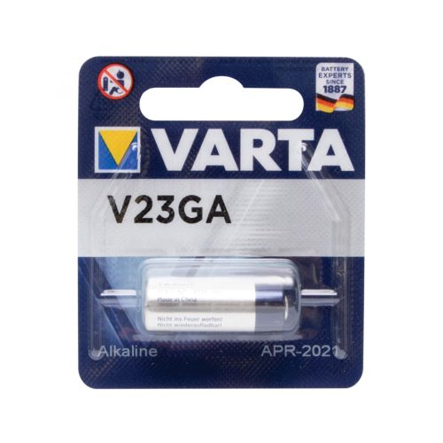 VARTA V23GA LR23 elem, alkáli, LR23, 12V, 1 db/csomag, VARTA_V23GA_LR23