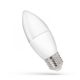 LED gyertya C37 E27 230V 1W WW, LED izzó, fényforrás, WOJ14454 SpectrumLED