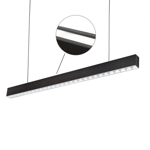 ALLDAY INSPIRE TWO SIDES DARK LIGHT 50° Fehér 830 39W 230V 112 cm Fekete Lineáris lámpatest, WOJP07188 SpectrumLED