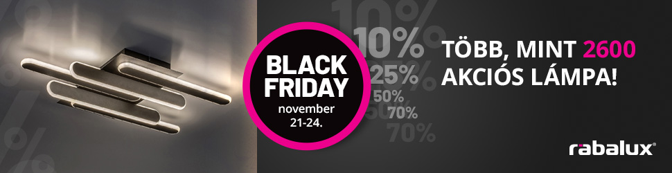 Rábalux Black Friday - Dinavill Kft.